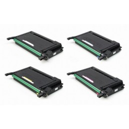 Noir compatible pour Samsung Clp 650 600N 650N. 4 000 pages