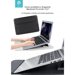 Housse de protection pour Macbook Pro et Air 13.3 2020 en noir