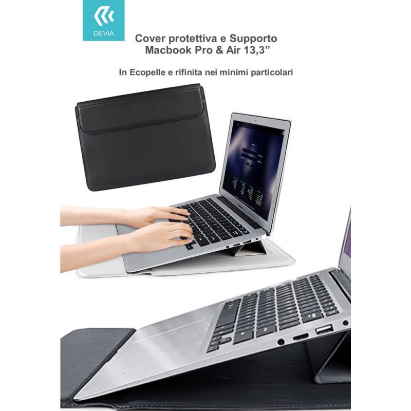 Housse de protection pour Macbook Pro et Air 13.3 2020 en noir