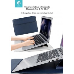 Housse de protection pour Macbook Pro et Air 13.3 2020 couleur Bleu