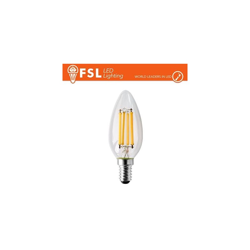 Lampe à Filament Olive - 4W 4000K E14