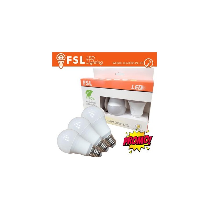 Lampe Goutte: PROMO 3PACK - 15W 3000K