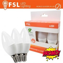 E14 Olive-Lampe: PROMO 3PACK - 6W 3000K