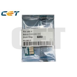 Trommelchip Schwarz Konica Minolta Bizhub C220 C280 C360