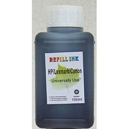 100 ml schwarze Tinte für Lexmark