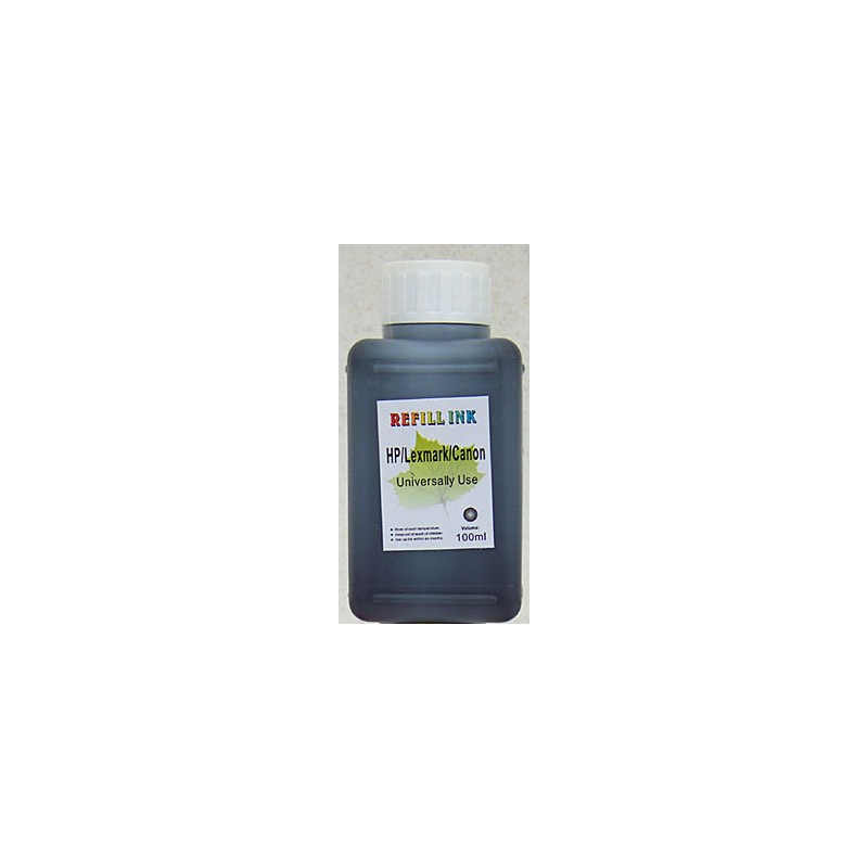 Encre noire 100 ml pour Lexmark