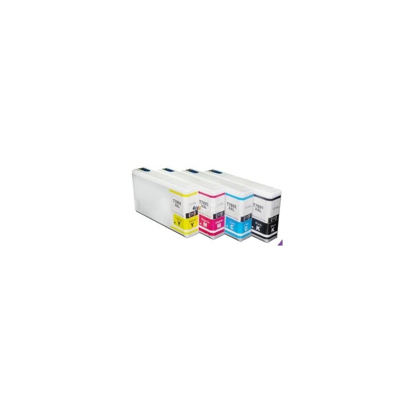 NOIR XXL 65ml pour Epson WF5110 5190 5620 5690 - 5K -