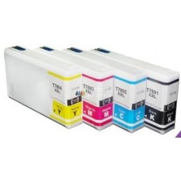 CYAN XXL 34ml für Epson WF5110 5190 5620 5690 - 4K -