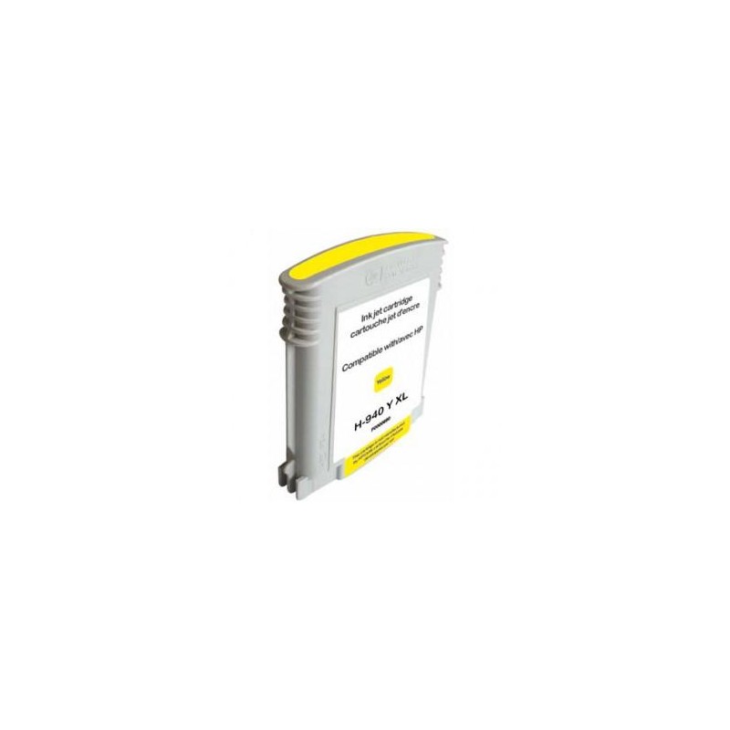 JAUNE de 28 ml compatible HP OfficeJet PRO 8000 PRO 8500 -