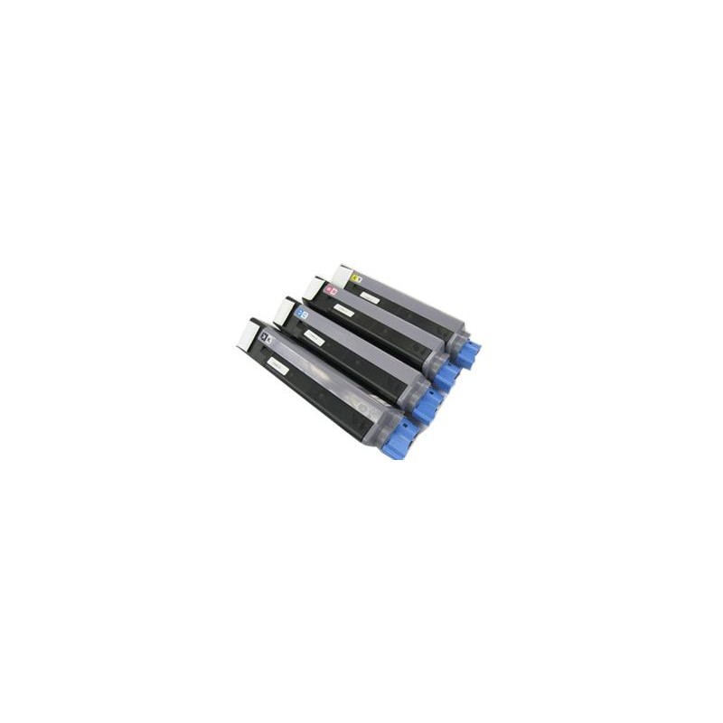 JAUNE compatible OKI C 5550 5800 5900 - 5K -