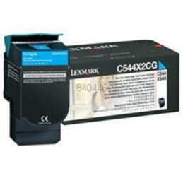 Cyan compatible pour Lexmark C 544N 544DN 544DTN 544DW 546DTN.