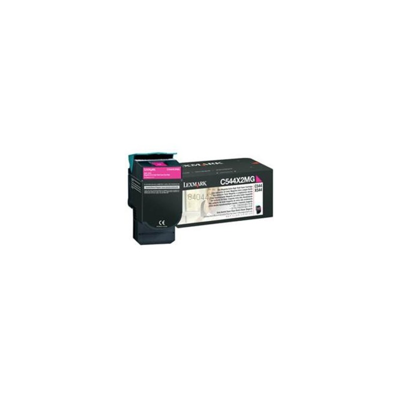 Magenta compatible pour Lexmark C544N 544DN 544DTN 544DW 546DTN.