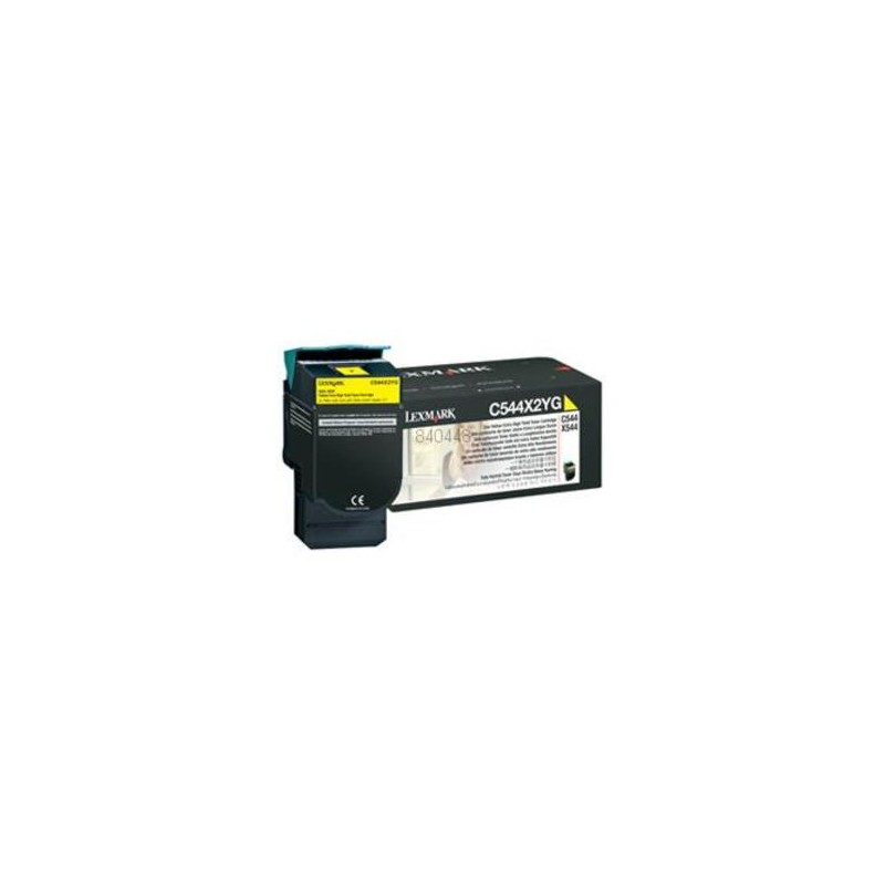 Jaune compatible pour Lexmark C 544N 544DN 544DTN 544DW 546DTN.