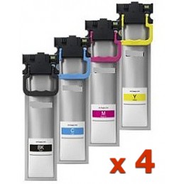 4 kompatible Pigmenttanks Epson WF Pro C5210 C5215