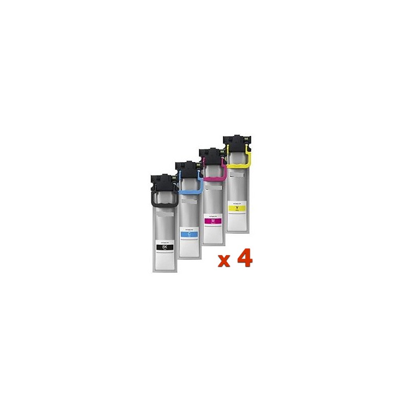 4 réservoirs de pigments compatibles Epson WF Pro C5210 C5215