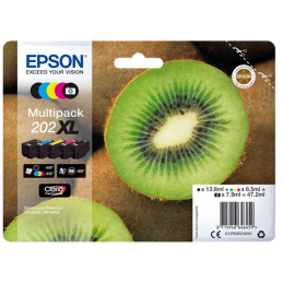 Multipack Epson Kiwi 202XL Nero Ciano Magenta Giallo –