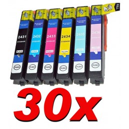 30 cartouches compatibles Epson XL pour XP 55 XP750 760 850 860