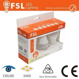 Tropfenlampe: PROMO 3PACK – 9W 4000K 800LM