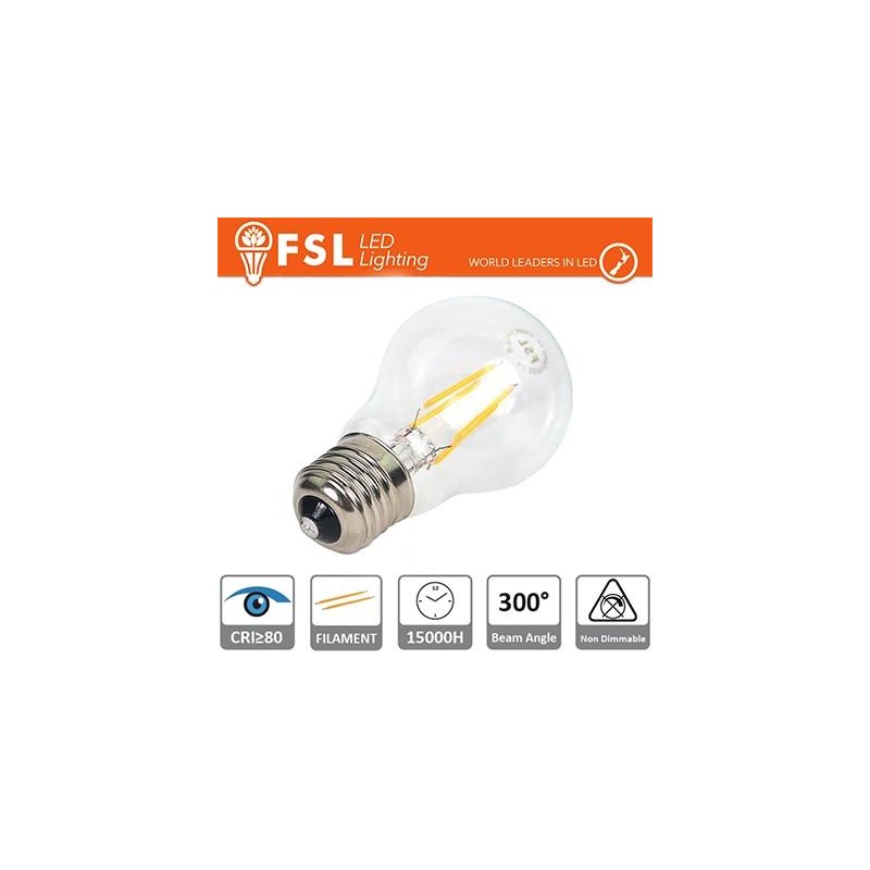 Lampe à Filament Goutte - 7W 2700K E27 700LM