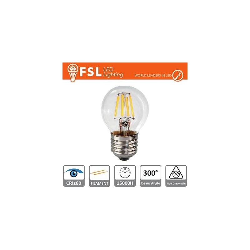 Kugel-Glühlampe – 4 W 2700 K E27 400 lm