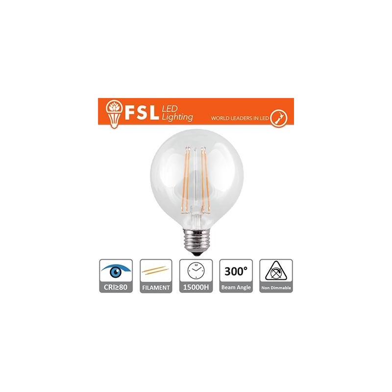 Globe-Glühlampe Ø12,5 cm – 6 W 2700 K E27 700 lm