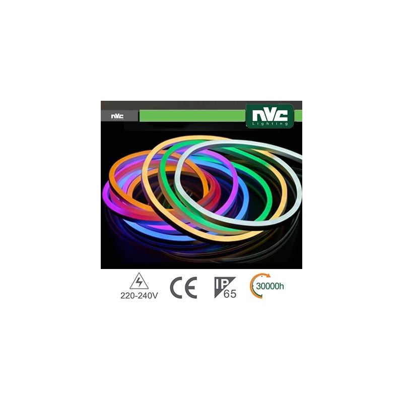 Tube LED Flex 5050 - 25 mètres 8 W RGB AC220-240 V IP65