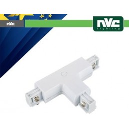 Connecteur en T pour rail triphasé - Couleur Blanc