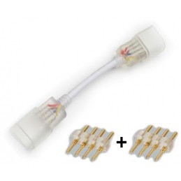 10x - 1 Stecker + 2 Pins für RGB-Farbstreifen