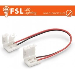 2END-Schnellverbinder für 10 mm einfarbige LED-Streifen