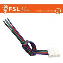 Connecteur rapide END pour bande LED RGB/RGBW 10 mm