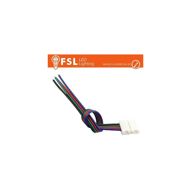 Connecteur rapide END pour bande LED RGB/RGBW 10 mm