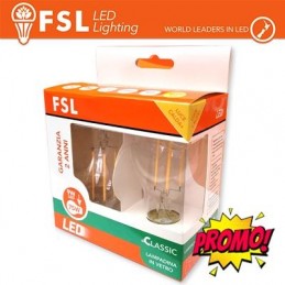 FILAMENT Tropfenlampe: PROMO 2PACK – 9W 2700K