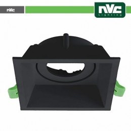 Verstellbarer Blendschutzring mit Loch 90*90mm SCHWARZ